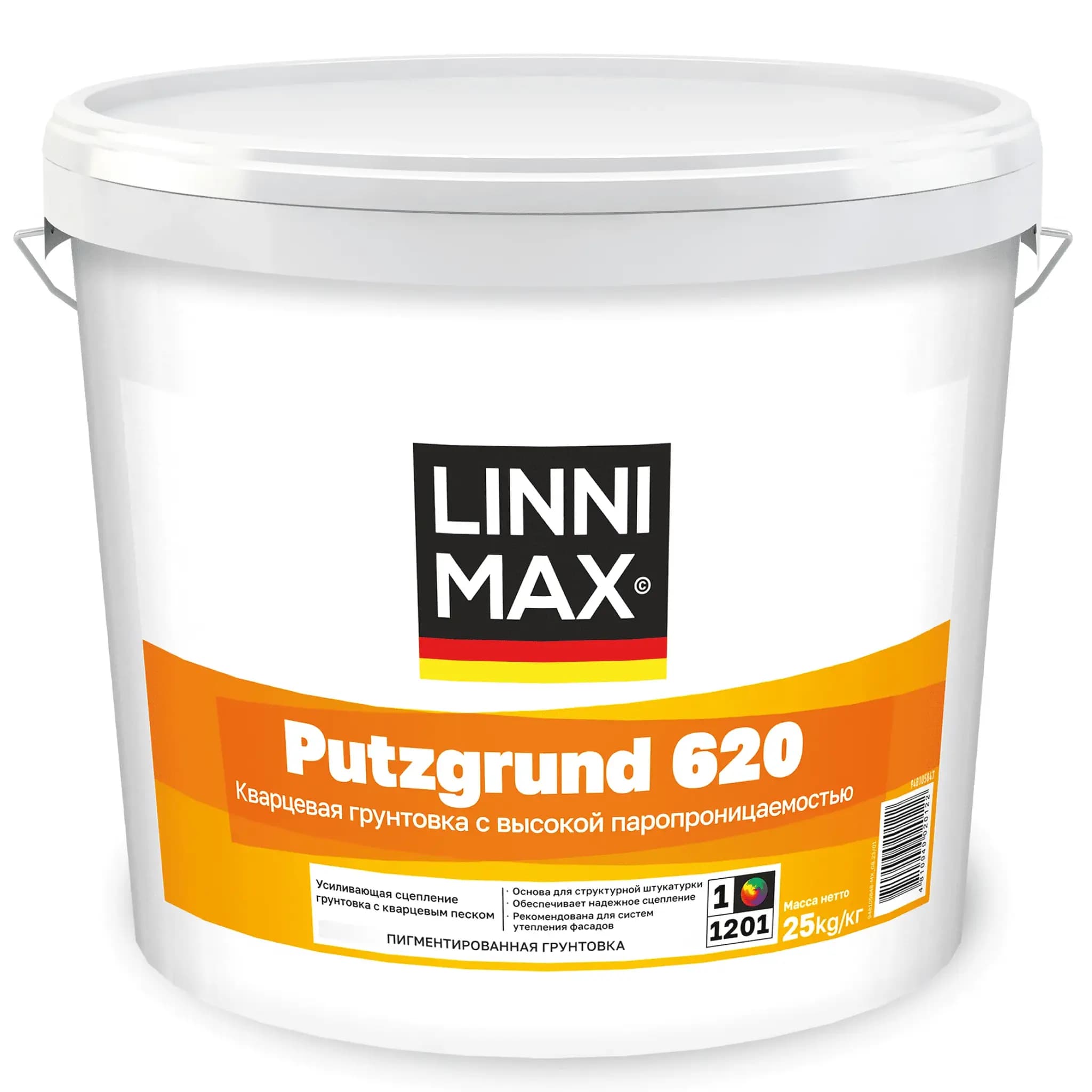 Грунтовка для наружных и внутренних работ LINNIMAX Putzgrund 620 Pro / Путцгрунт 620 Про База 1 25 кг LinniMax