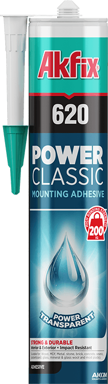 Akfix 620 power classic Клей каучуковый монтажный 310 мл.