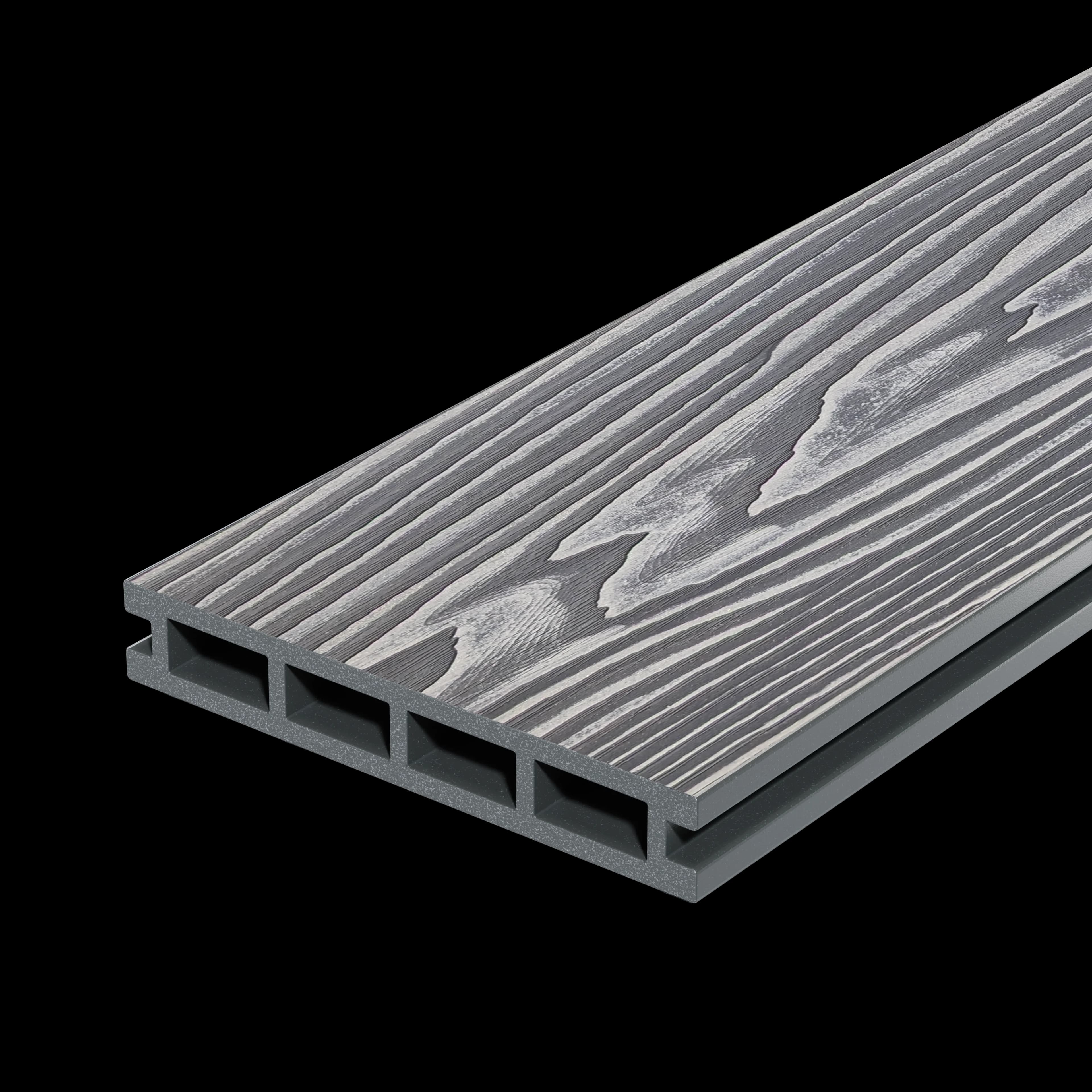 Террасная доска Decking Country 150х24х3000 0,45м2 серый (Дымчатый Дуб)