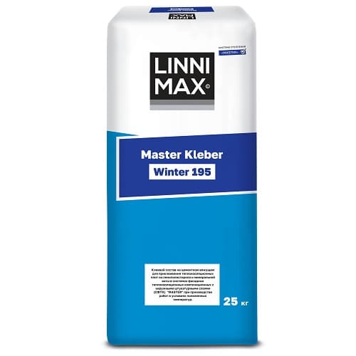 Состав клеевой LINNIMAX 195 Master Kleber Winter для применения в условиях пониженных температур / 195 Мастер Клебер Винтер, 25 кг LinniMax