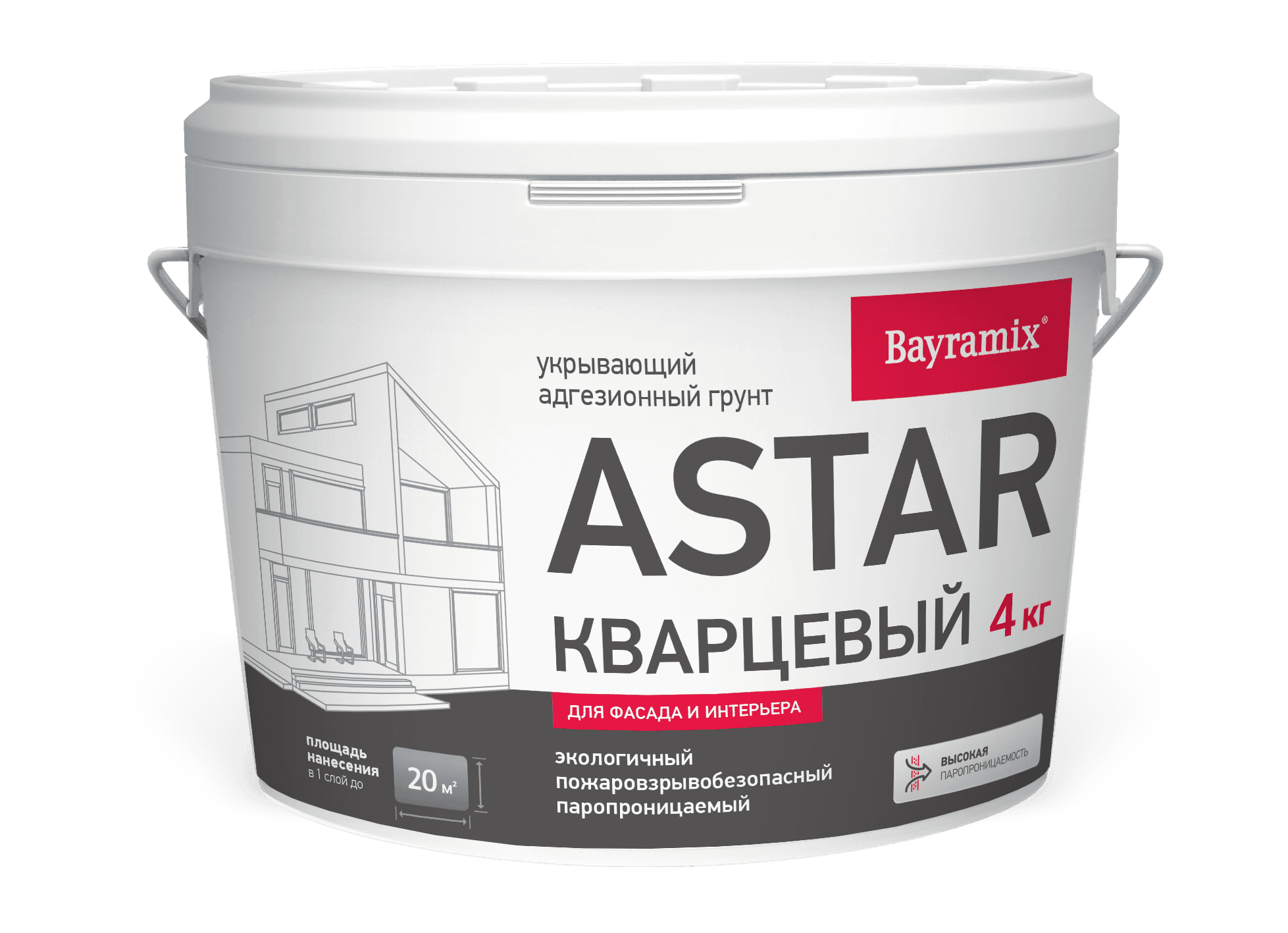 BAY Грунт Астар Кварцевый B1, 7 кг